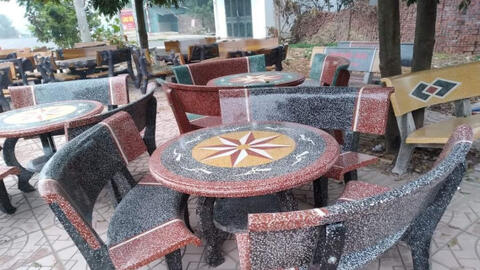 Ghế đá công viên Z306