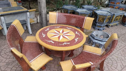 Ghế đá công viên Z307